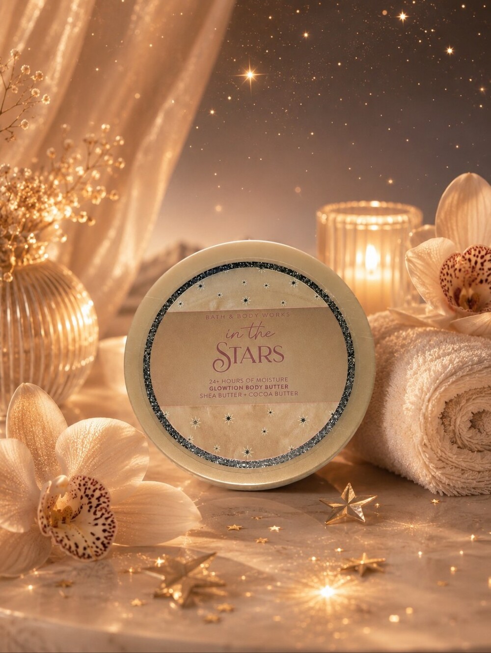 Bath And Body Works In the Stars Glowtion Body Butter New
